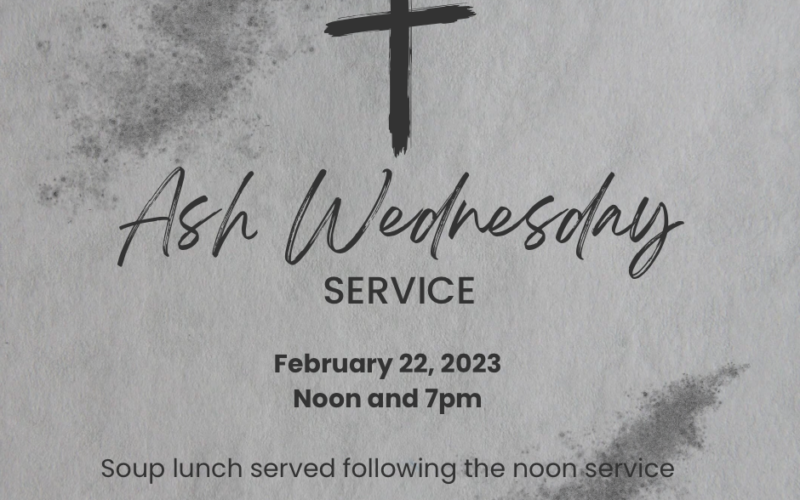 Ash Wednesday Services