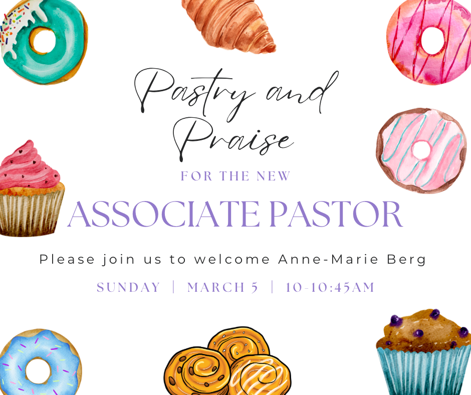 Associate Pastor Welcome
