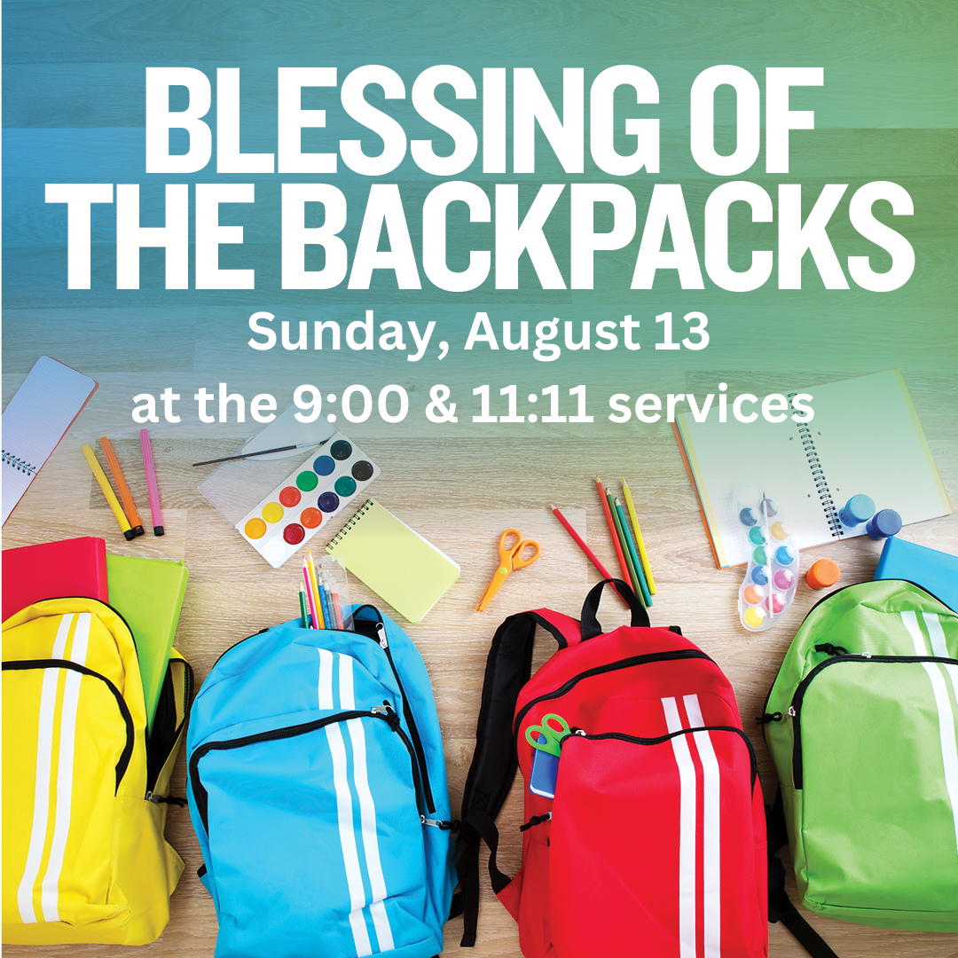 Blessing of the Backpacks