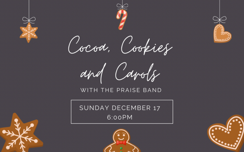 Cocoa, Cookies, and Carols