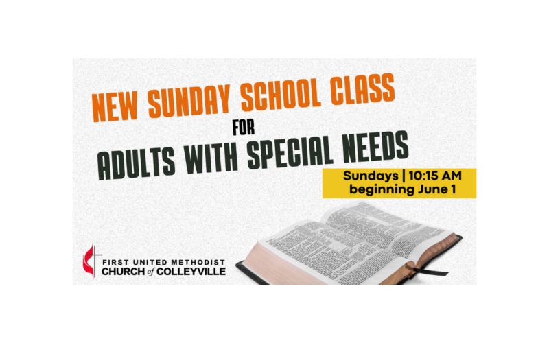 Special Needs Adult Sunday School Class