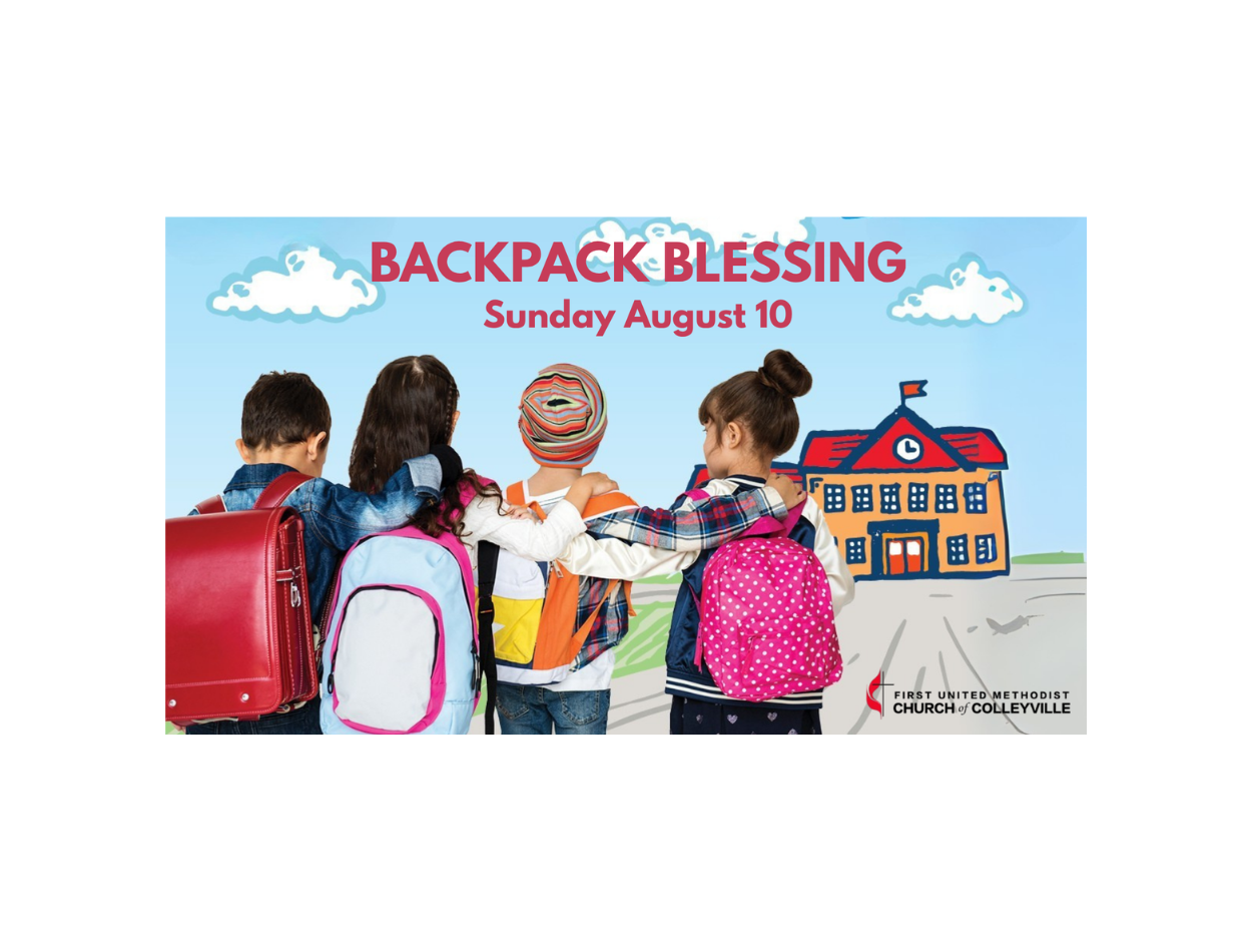 Backpack Blessing