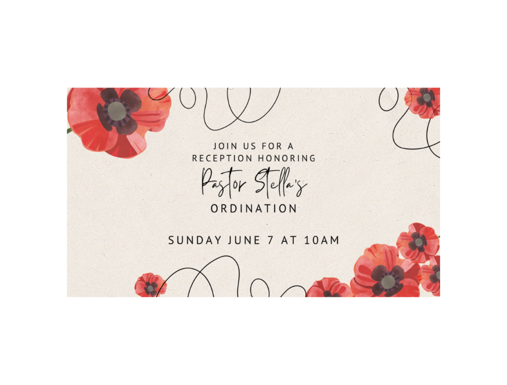 Stella\'s Ordination Reception