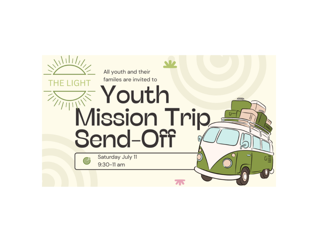 Youth Mission Trip Send-Off